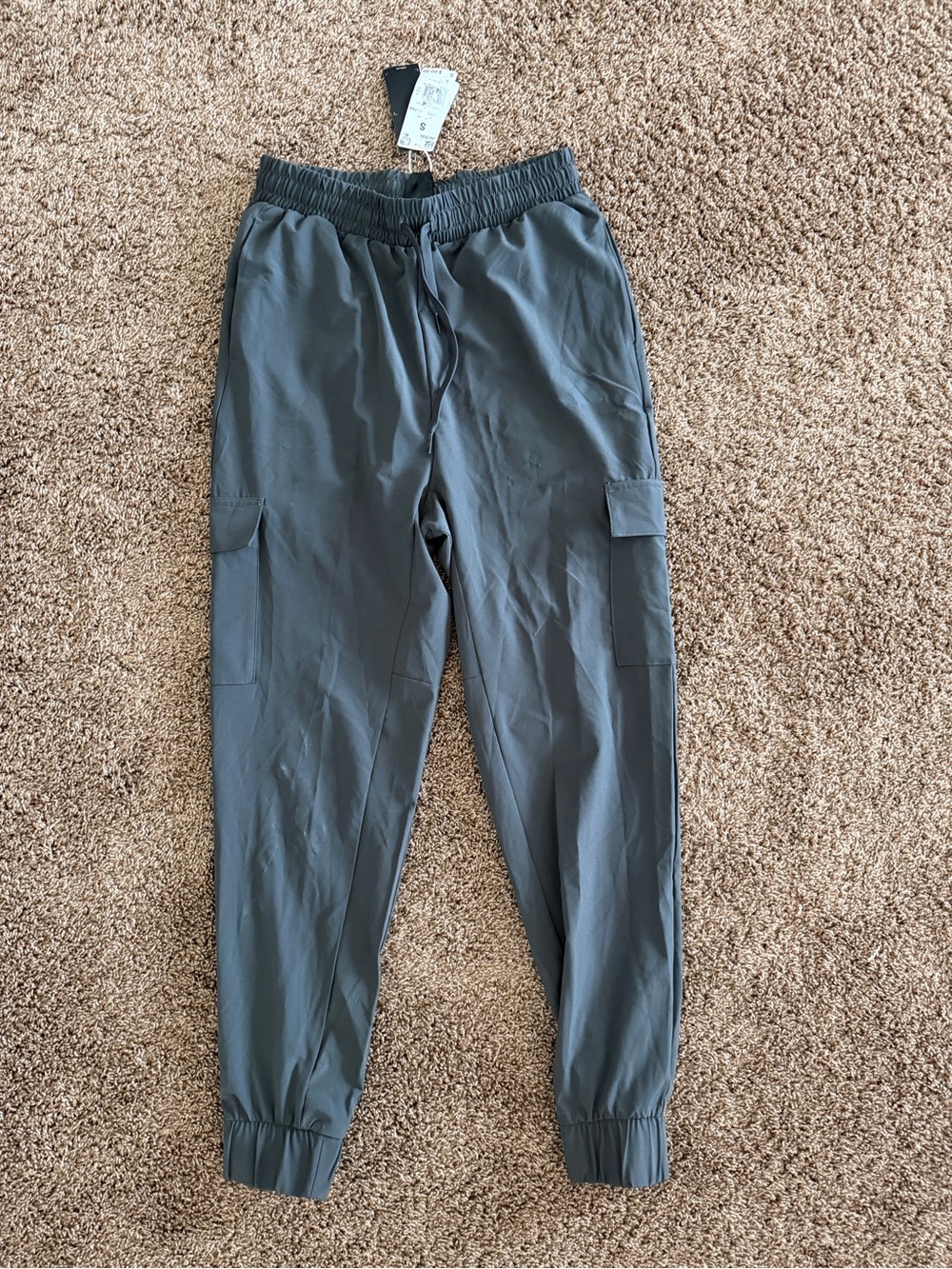 adidas Dark Gray Cargo Jogger Pants